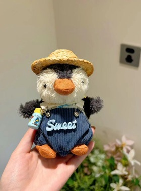 花生企鹅包包挂件毛绒玩具