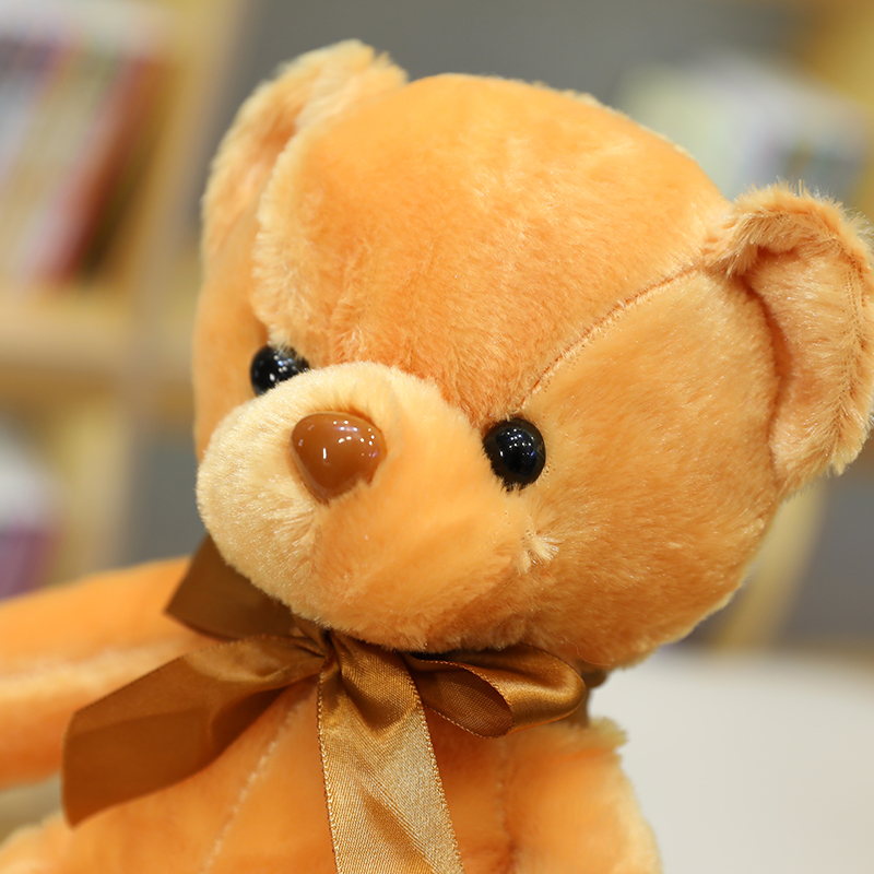 泰迪熊抱抱熊熊猫小熊公仔布娃娃毛绒玩具小号送女友生日礼物女生