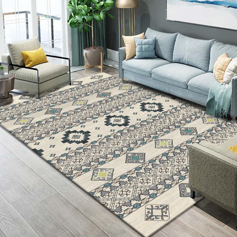 carpet Moroccan Style Geometry Living Room Sofa coffee tabl - 图0