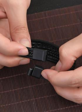 Pulseiras de couro tecidas à m?o de alta qualidade para hom