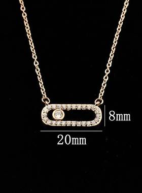 Arab Style Crystal Bead Pendant Necklace For Women Dainty We