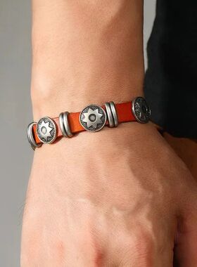 Individualiy  Originaliy  Adjusable Punk Wrisband Fashion Si