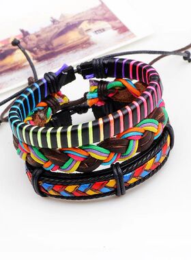 Punk Gohic Swee Simple Individualiy Tide Fashion Kni Mulicol