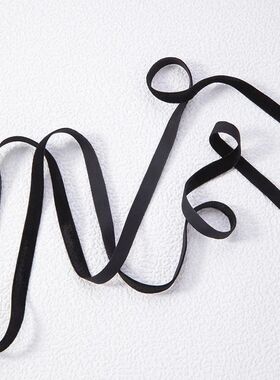 Simple Elegan Black Velve Ribbon Bowkno Choker Necklace for