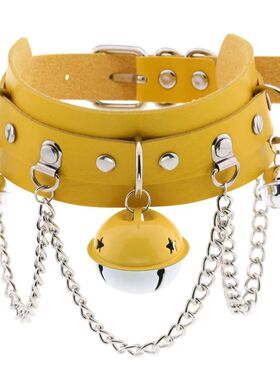 Punk Original design Personaliy Simple Mixed-color bell Adju