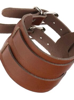 Punk Gohic Rock and roll nd Simple Double buckle Double laye