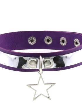 Punk Harajuku Personaliy nd Temperamen Five-poined sar Mulic