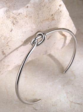 Stainless Steel Bracelets Vintage Men's Fashion Woven Twist