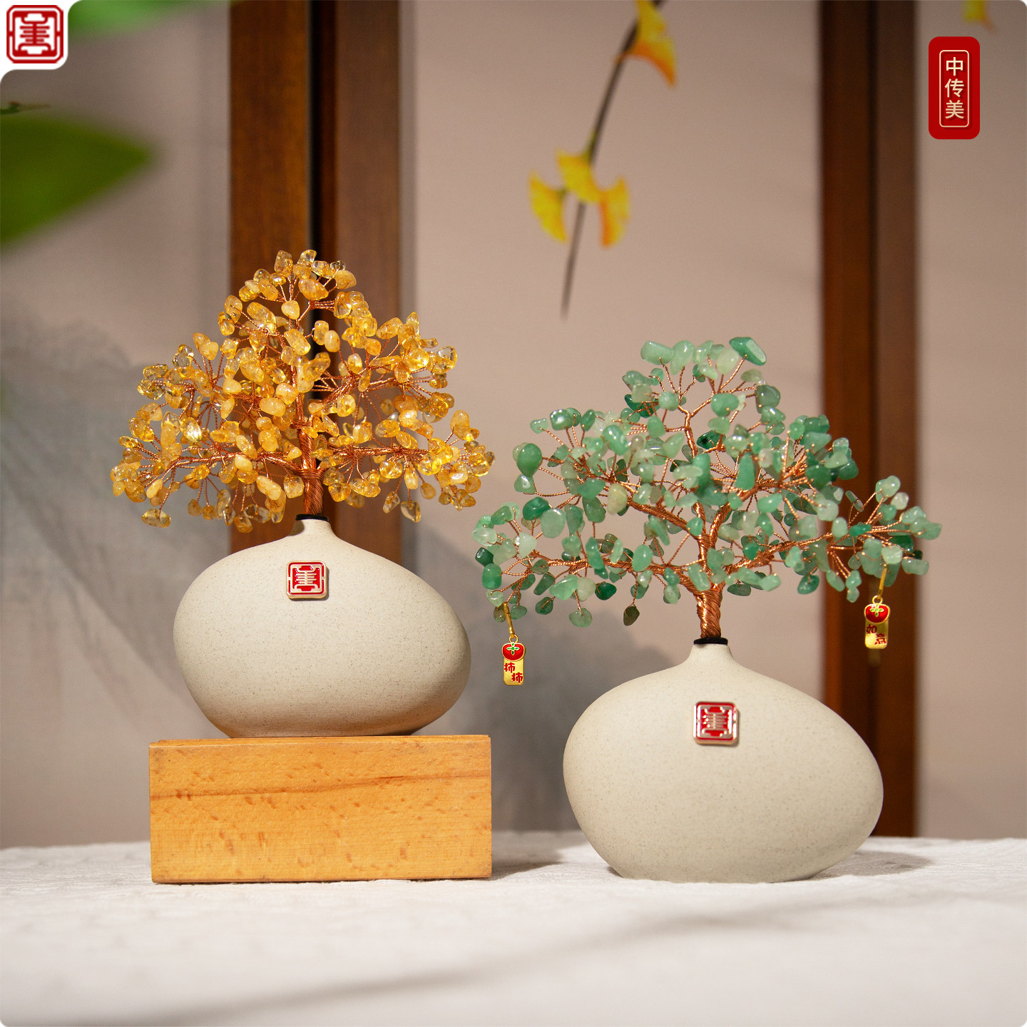 治愈系桌面水晶小摆件高级感小众生日礼物客厅办公室布置新年装饰,淘宝优惠券,粉丝福利购,淘宝优惠卷