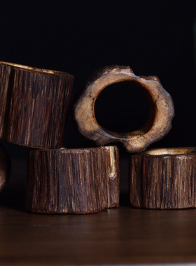 天然戒指男款保真原木送礼达拉干