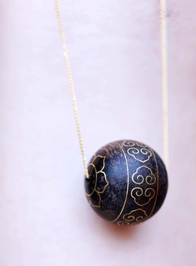 正宗沉香锁骨链吊坠真品女士文玩