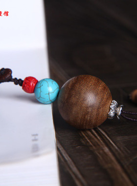 沉香高档手工钥匙链挂绳