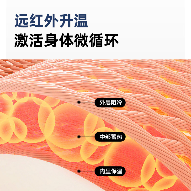 牧高笛户外运动透气排汗保暖滑雪速干衣男秋冬高弹力功能内衣套装 - 图2