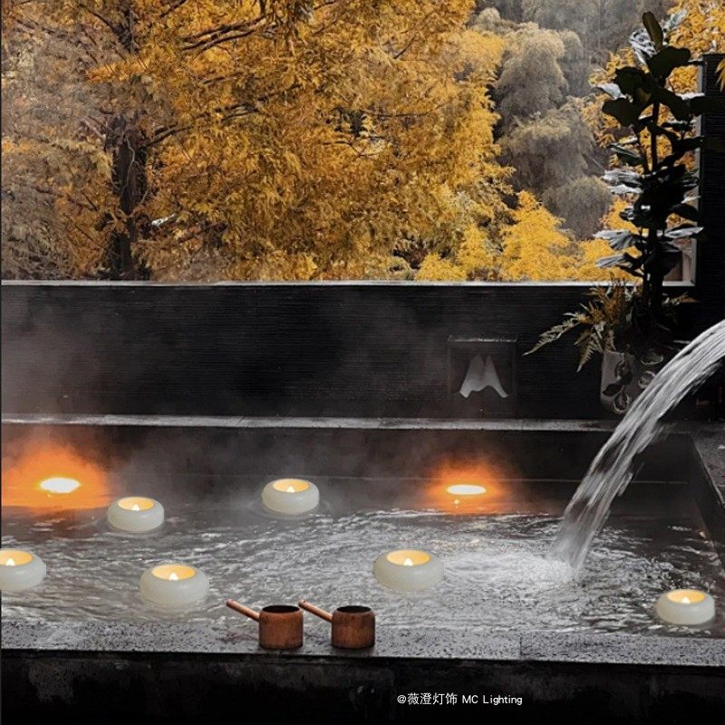 元宵节十五防水漂浮茶蜡烛灯水漂泳池无焰浮动闪烁浪漫婚礼装饰灯,淘宝优惠券,粉丝福利购,淘宝优惠卷