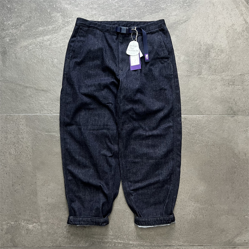 现货THE NORTH FACE北面紫标Denim Wide Tapered 23fw牛仔裤5357 - 图0