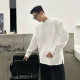 No. 22 Outfit Fashion Week Design Small Fragrant Button Long Sleeve Sweatshirt Men's High-end Bottoming Shirt