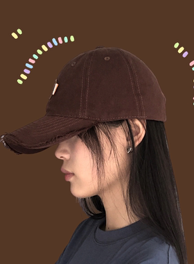 日常日韩男女春夏秋弯檐棒球帽
