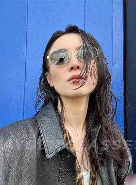 SL692宋佳同款椭圆形墨镜