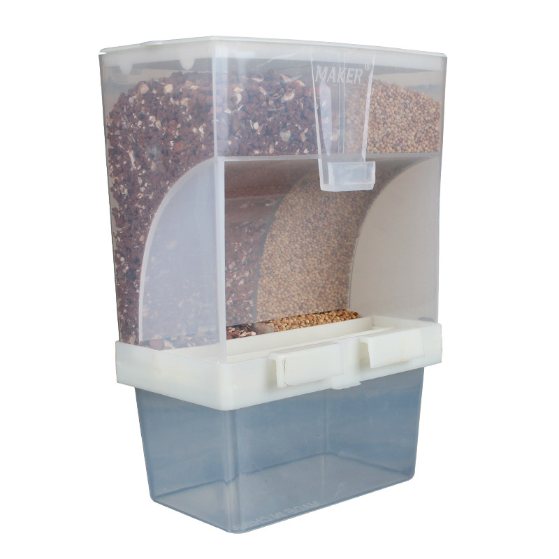 防撒防溅鸟食盒鹦鹉喂食器自动鸟用食盒下料器八哥虎皮牡丹喂鸟器,淘宝优惠券,粉丝福利购,淘宝优惠卷