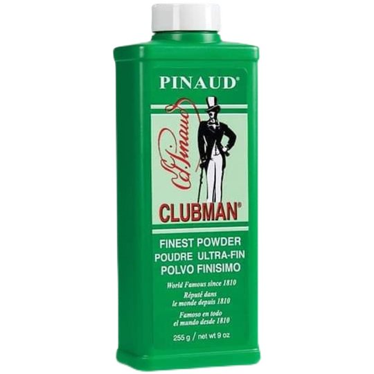 CLUBMAN talcum powder cologne scent