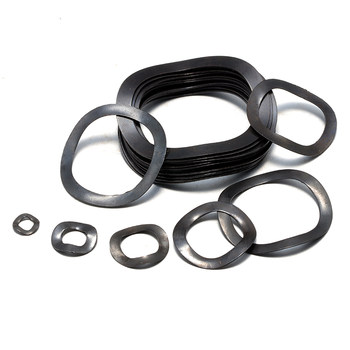 65 manganese wave spring washer corrugated gasket bearing three wave crest elastic washer wave gasket 304 ສະແຕນເລດ