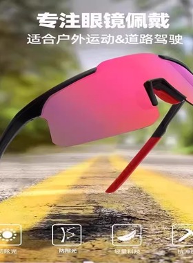 骑行眼镜女偏光户外运动登山雪地墨镜防紫外线防风护目镜男款眼睛
