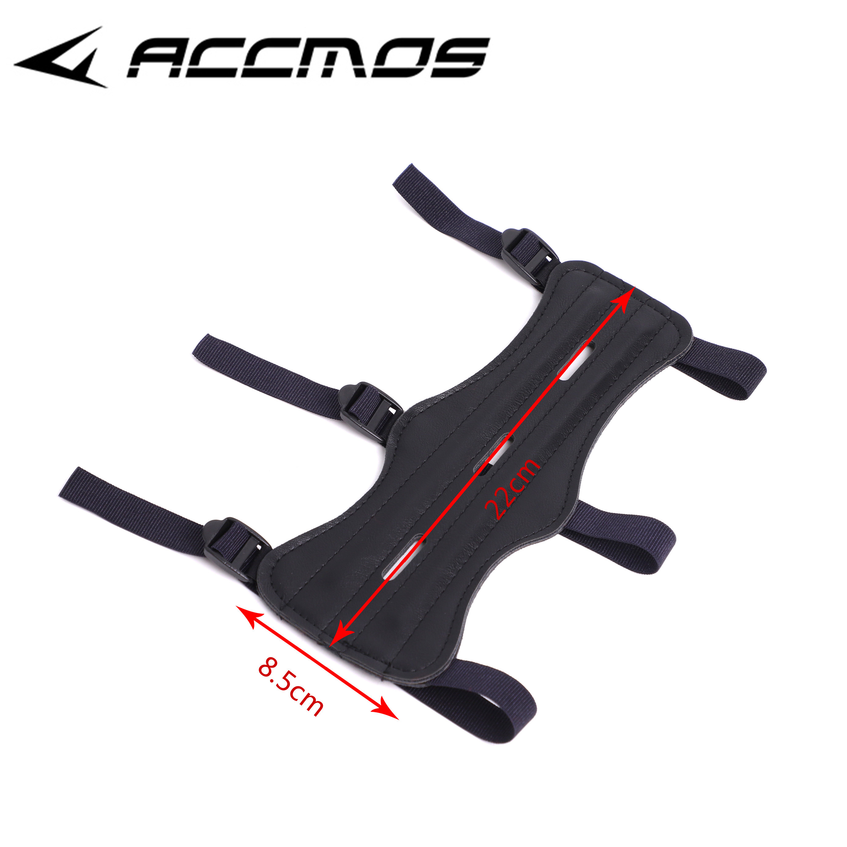Bow and arrow equipment arm guards, archery supplies, double-layer leather with holes, recurved hunting bow and arrow training, children's arm guards