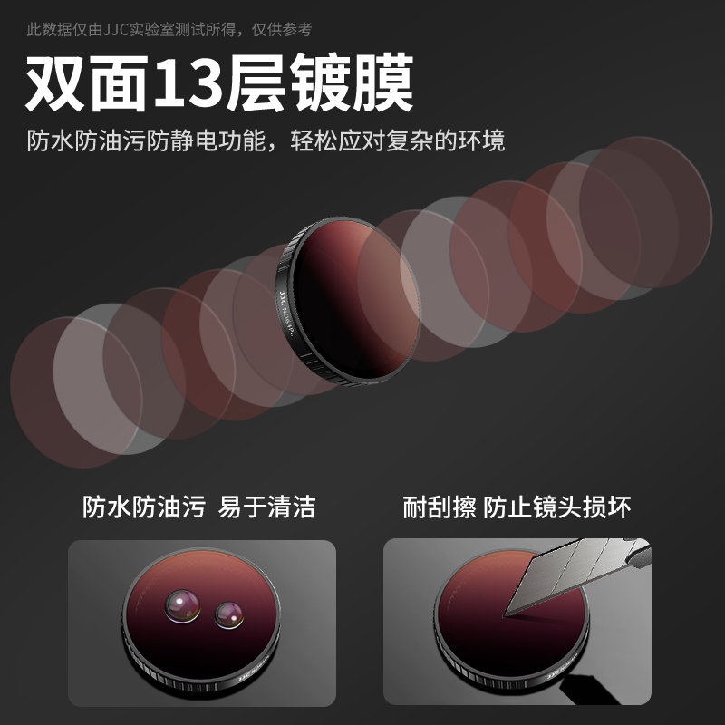 JJC 适用大疆Action5Pro滤镜action6 CPL偏振镜UV镜黑柔星光ND减光镜 ND16/32/64 DJI action4/3运动相机配件 - 图0