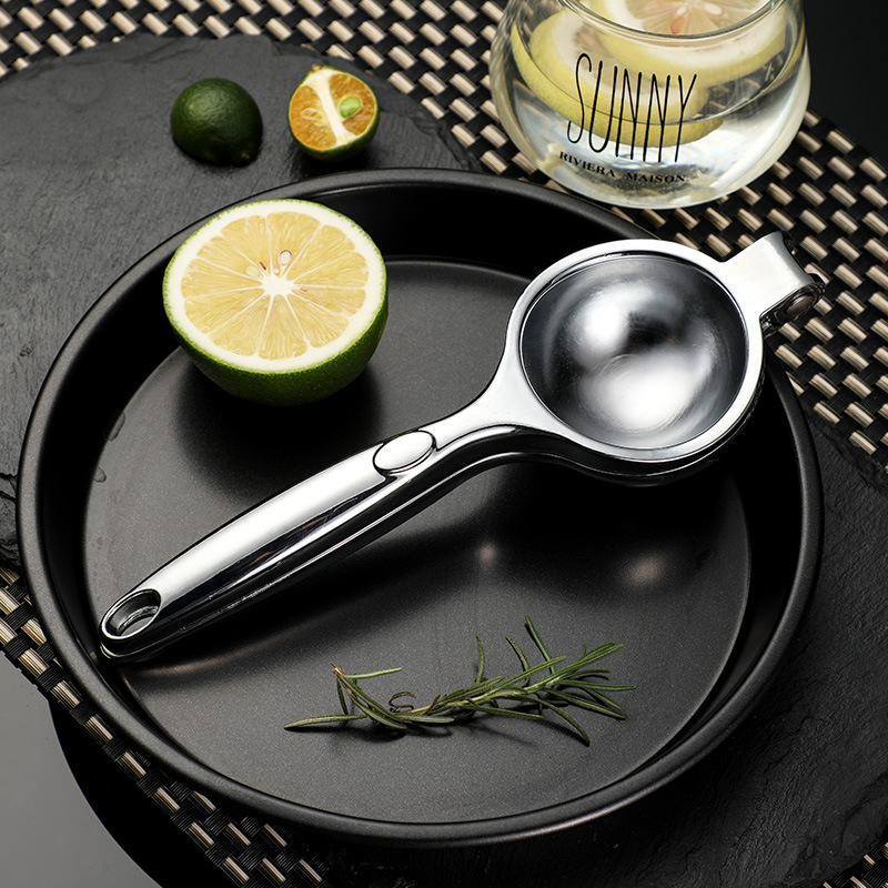 Mini manual lemon juicer mini squeezer lemon clip stainless - 图2