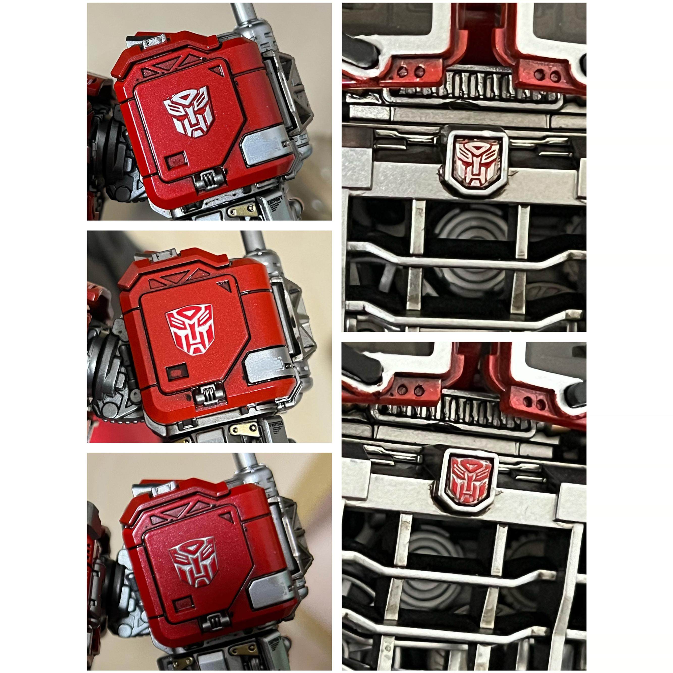 B哥重涂黑苹果柱胸标车头标汽车人标志威将mpm04黑苹果DLX黑曼巴 - 图1