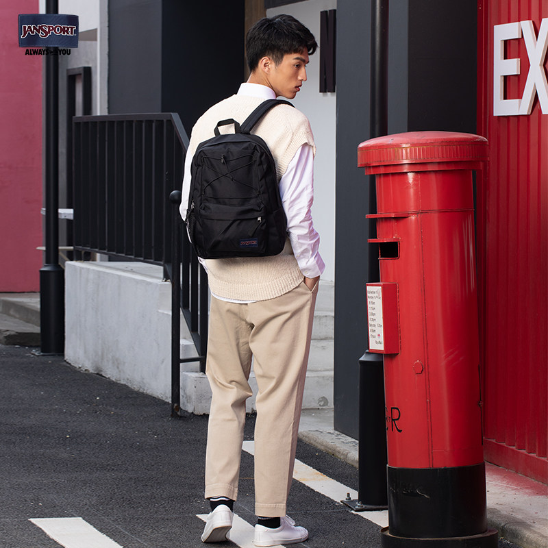 jansport 21年新款男电脑女书双肩包 jansport双肩背包