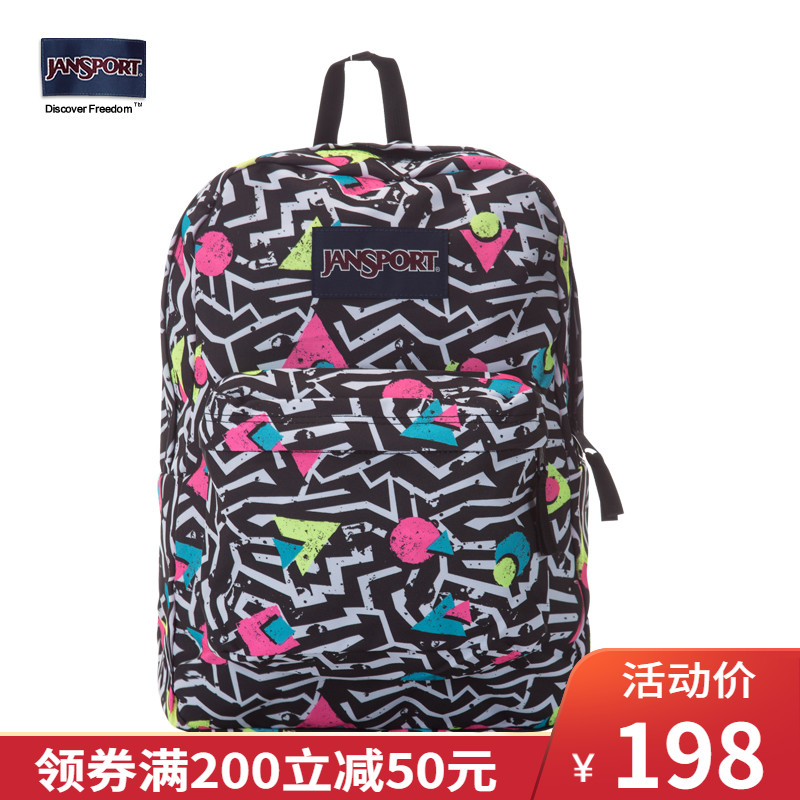 【折】JanSport旗艦店官網傑斯伯雙肩包女書包男T501 0EK