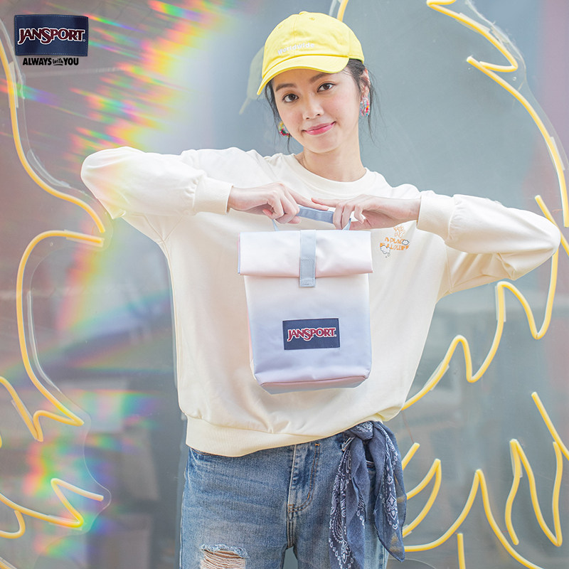 Jansport渐变色轻便耐磨防泼水保温学生上班族带饭午餐包,淘宝优惠券,粉丝福利购,淘宝优惠卷