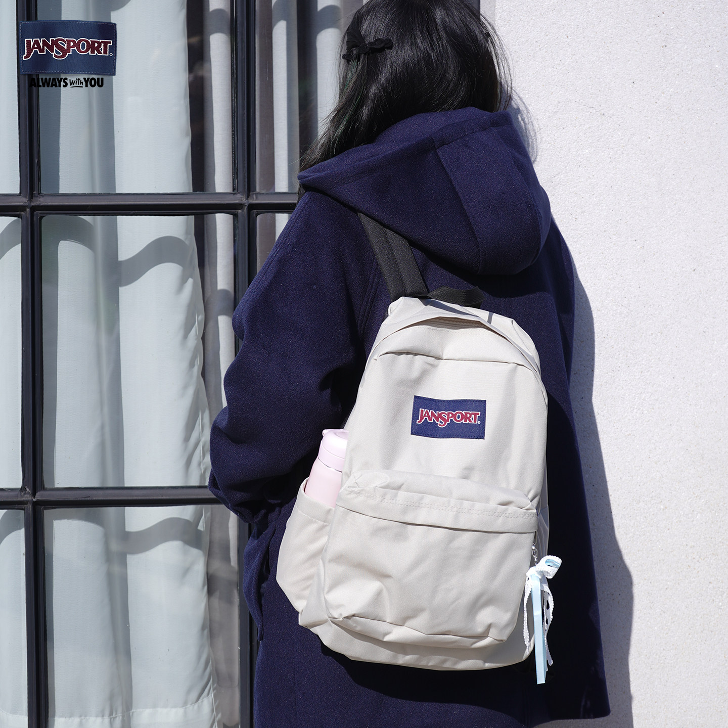 JanSport25年新款奶漾女学生男书包轻便户外双肩背包通勤电脑背包,淘宝优惠券,粉丝福利购,淘宝优惠卷
