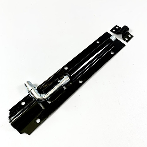 老式黑插销老款门栓普通插销加粗防盗铁门闩门扣木橱柜门窗明插销 - 图1