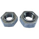 Footless welding nut without welding joint with boss positioning