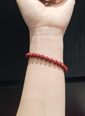 6m8m高含量朱砂紫金砂貔貅手串手链