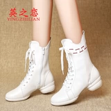 英之恋 Ботинки, обувь, танцующие туфли, тренд сезона, мягкая подошва