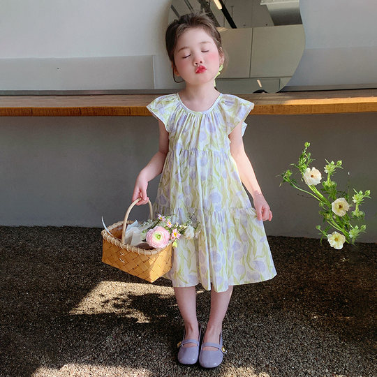 Girls' Dresses Summer Fashionable Princess Dresses