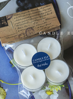 Candleelf童话茶蜡替换芯4只装