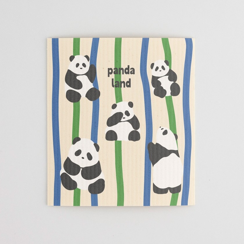 大熊猫竹子木浆棉厨房海绵擦抹布洗碗布刷锅不掉毛不沾油吸水油,淘宝优惠券,粉丝福利购,淘宝优惠卷