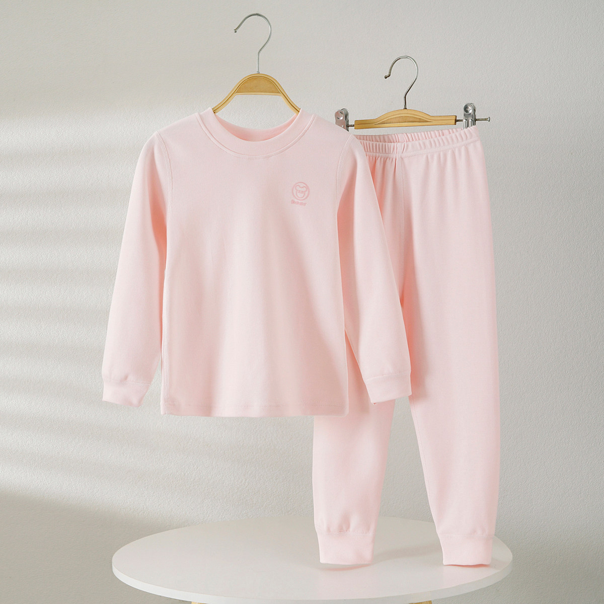 Children's early spring and autumn long-staple cotton bottoming underwear 100-130 sizes for boys and girls autumn clothes and long trousers home clothes set