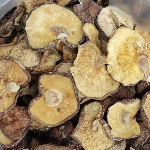 幸福山珍大片馅料食堂饭店香菇碎片薄片大干香菇净重500G 5斤包邮 - 图1