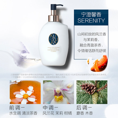 【丁禹兮同款】可悠然奢宠美肌身体乳保湿滋润 官方正品水润300ml - 图1