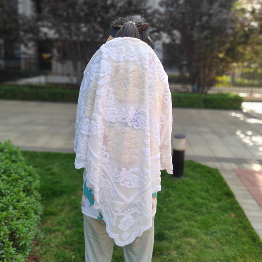 婴儿出门防风盖巾盖毯纱巾罩巾宝宝防晒防尘多用途盖头薄款夏季