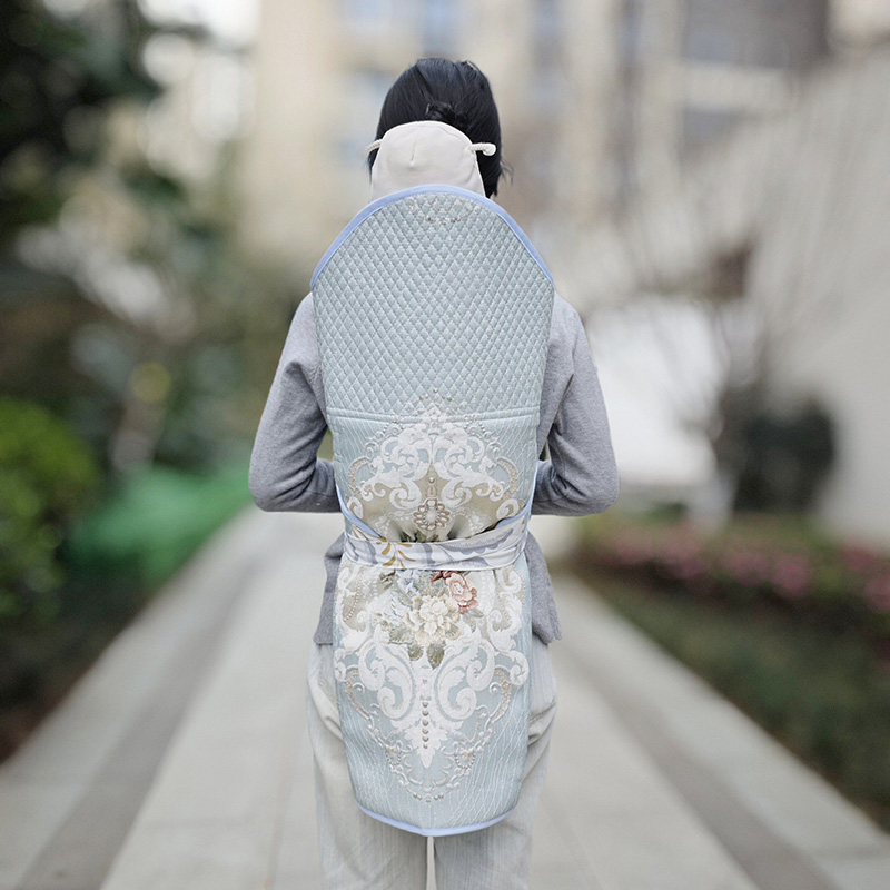 传统老式婴儿背带云南贵州四川宝宝前抱后背式背扇背巾背被四季