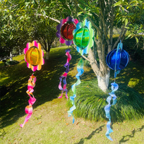 Color ball embroidered ball hanging accessories Pendant Pendant Outdoor Adornment Arrangement Props Climate Folk and Festive Toys