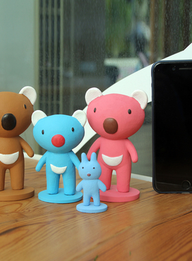 蓝色小考拉公仔Penelope贝贝生活日记毛绒玩具玩偶树脂摆件