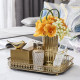 Modern light luxury style metal tissue box coffee table decoration