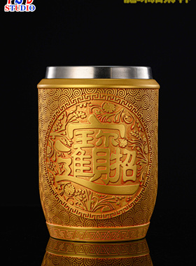 限时包邮 PSD工作室干杯系列-龙珠招财杯见者好运现货